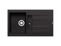 Pyramis Pyragranitespüle Athlos 1 1/4B 1D 86 cm x 50 cm Volcano