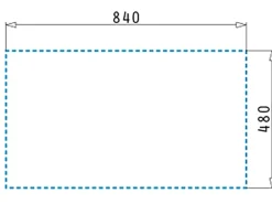 Pyramis Pyragranitespüle Athlos Plus 1B 1D 86 cm x 50 cm Volcano