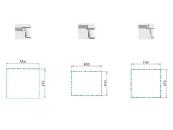 Pyramis Pyragranitespüle Siros 1B 57 cm x 51,5 cm Volcano