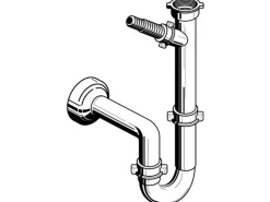 Pyramis Siphon für Einbecken-Spülen Starr