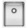 Pyramis Spülbecken Lydia 1B Flacheinbau Edelstahl 34 cm x 40 cm