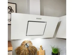 Respekta Dunstabzugshaube CH22010WBZ Glas 60 cm Weiß EEK: B