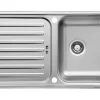 Respekta Edelstahlspüle Riverside 86 cm x 50 cm