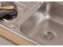 Respekta Edelstahlspüle Riverside 86 cm x 50 cm