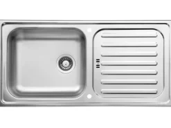 Respekta Edelstahlspüle Riverside 100 cm x 50 cm