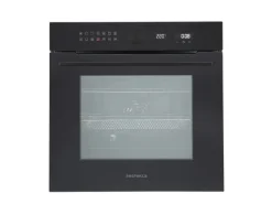 Respekta Einbaubackofen Glas Autark Adrian 71 l Schwarz