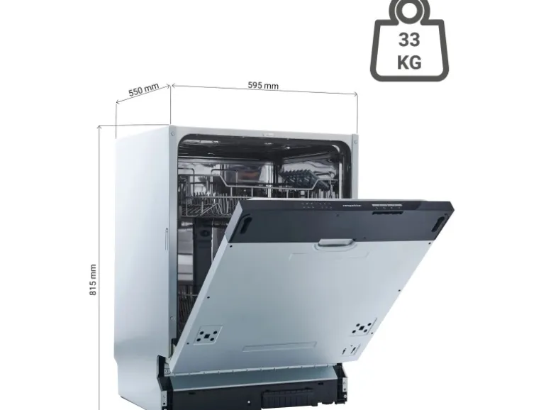 Respekta Einbaugeschirrspüler Aleksi 60 cm vollintegriert