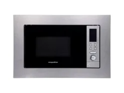 Respekta Einbau-Mikrowelle MW 800 Edelstahl mit Grill-Funktion 800 W
