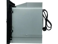 Respekta Einbaumikrowelle Jana Glasfront Schwarz