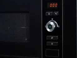 Respekta Einbaumikrowelle Jana Glasfront Schwarz