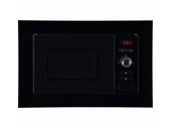 Respekta Einbaumikrowelle Jana Glasfront Schwarz