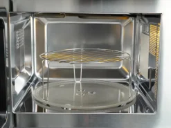 Respekta Einbaumikrowelle Jana Glasfront Schwarz