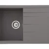 Respekta Einbauspüle Mineralite Houston 80 cm x 50 cm Betongrau