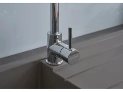 Respekta Einbauspüle Mineralite Houston 80 cm x 50 cm Betongrau