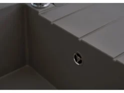 Respekta Einbauspüle Mineralite Houston 80 cm x 50 cm Betongrau