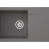 Respekta Einbauspüle Mineralite Denver 78 cm x 44 cm Betongrau