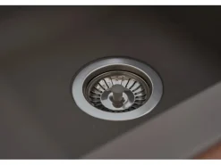 Respekta Einbauspüle Mineralite Denver 78 cm x 44 cm Betongrau