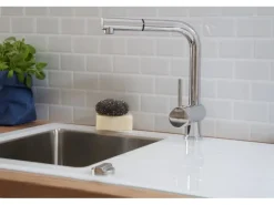 Respekta Glasspüle New York 86  cm x 50 cm Weiß