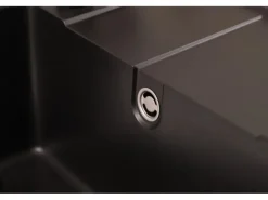 Respekta Granitspüle Nashville 58 cm x 50 cm Schwarz