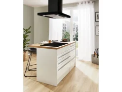 Respekta Inselhaube Cara mit Glasfront 65 cm x 89,5 cm x 60 cm Schwarz