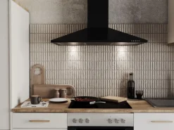 Respekta Kaminhaube Karena Schwarz 90 cm