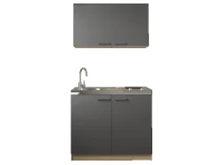 Respekta Küchenmöbel-Set 4 Merle 100 cm Grau