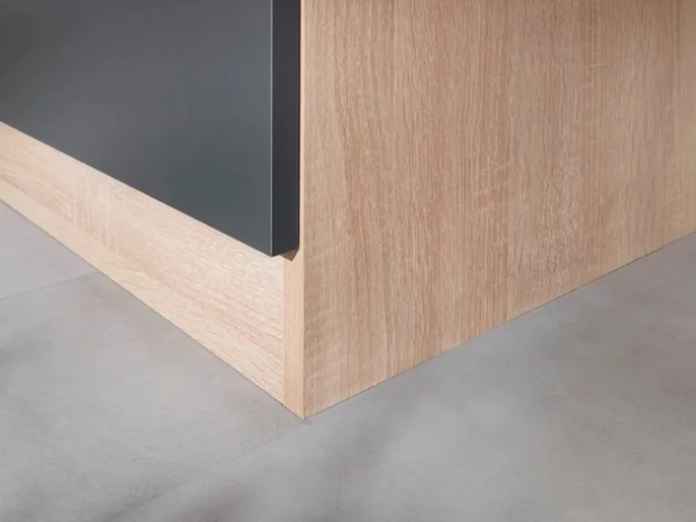 Respekta Küchenmöbel-Set 4 Merle 100 cm Grau