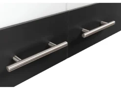 Respekta Küchenmöbel-Set 3 Merle 100 cm Schwarz