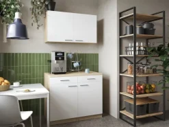 Respekta Küchenmöbel-Set 10 Merle 100 cm Weiß