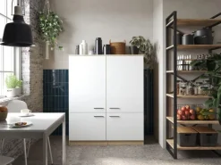 Respekta Küchenmöbel-Set 11 Merle 120 cm Weiß