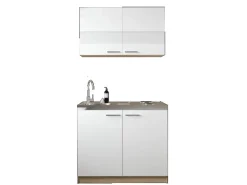 Respekta Küchenmöbel-Set 5 Merle 100 cm Weiß