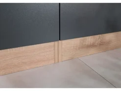 Respekta Küchenmöbel-Set 12 Merle 150 cm Grau