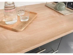 Respekta Küchenmöbel-Set 12 Merle 150 cm Grau