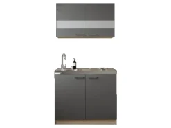 Respekta Küchenmöbel-Set 5 Merle 100 cm Grau