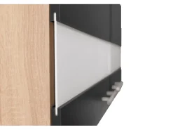 Respekta Küchenmöbel-Set 1 Merle 100 cm Schwarz