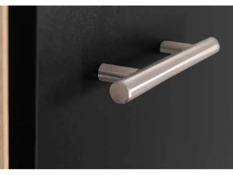 Respekta Küchenmöbel-Set 1 Merle 100 cm Schwarz