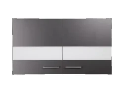 Respekta Küchen-Oberschrank Merle 100 cm Grau