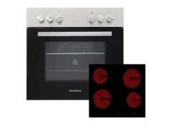 Respekta Küchenzeile 280 cm Grau-Wildeiche Nachbildung