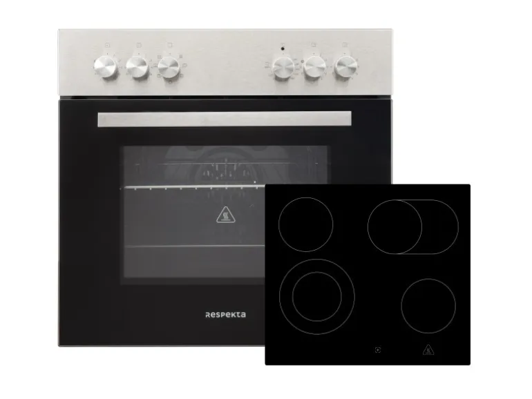 Respekta Küchenzeile Anton 220 cm Lärche Weiß Matt (DAH CH22078IXB)