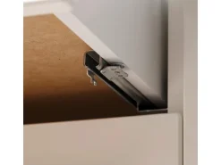 Respekta Küchenzeile Gabriel 320 cm mit Kücheninsel Weiß Hochglanz