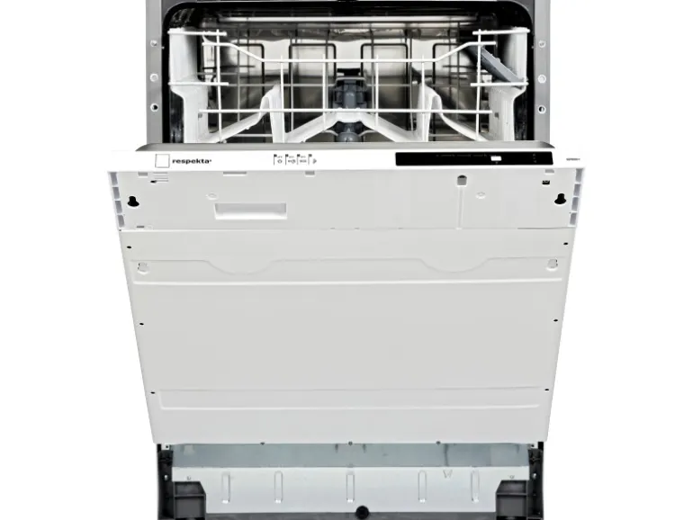 Respekta Küchenzeile GLRP380HWG Grifflos 380 cm Grau Hochglanz-Weiß