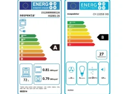Respekta Küchenzeile KB240ESGC 240 cm Grau-Eiche
