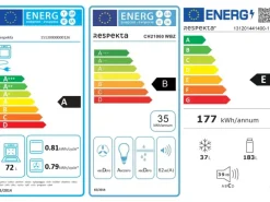 Respekta Küchenzeile KB270ESWCGKE 270 cm Weiß-Eiche Sägerau Nachbildung Glänzend