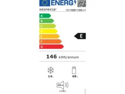 Respekta Küchenzeile KB150EYG 150 cm Grau-Eiche York Nachbildung