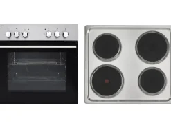 Respekta Küchenzeile KB210WG 210 cm Grau-Weiß