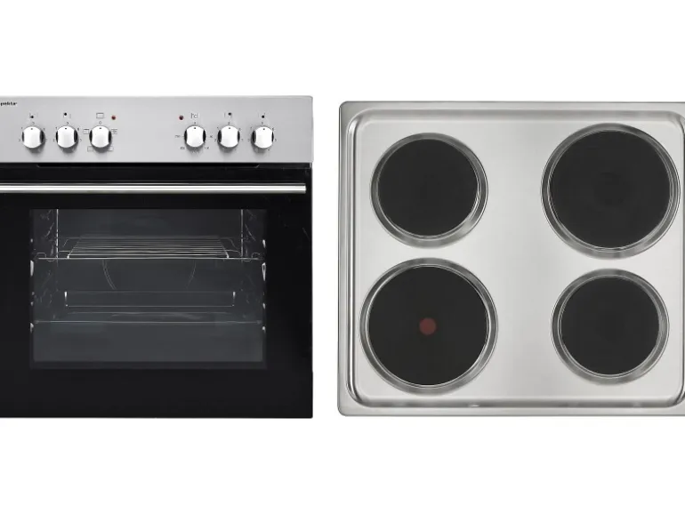 Respekta Küchenzeile KB210WG 210 cm Grau-Weiß