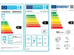 Respekta Küchenzeile KB220WG 220 cm Grau-Weiß