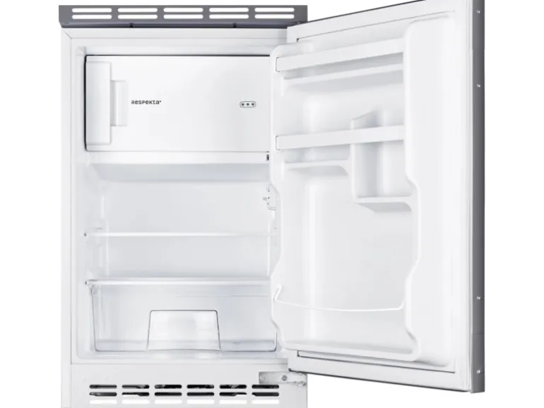 Respekta Küchenzeile KB150WSC 150 cm Schwarz-Weiß