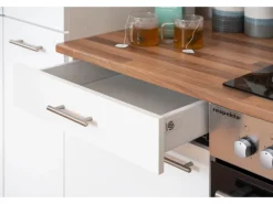 Respekta Küchenzeile KB270WWC 270 cm Weiß