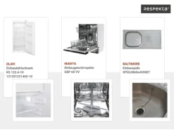 Respekta Landhaus Inselküche Anton 310 cm Lärche Weiß